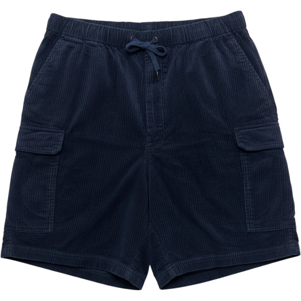 KingSize Knockarounds Mens XL Tall Navy Blue Corduroy Cargo Shorts
